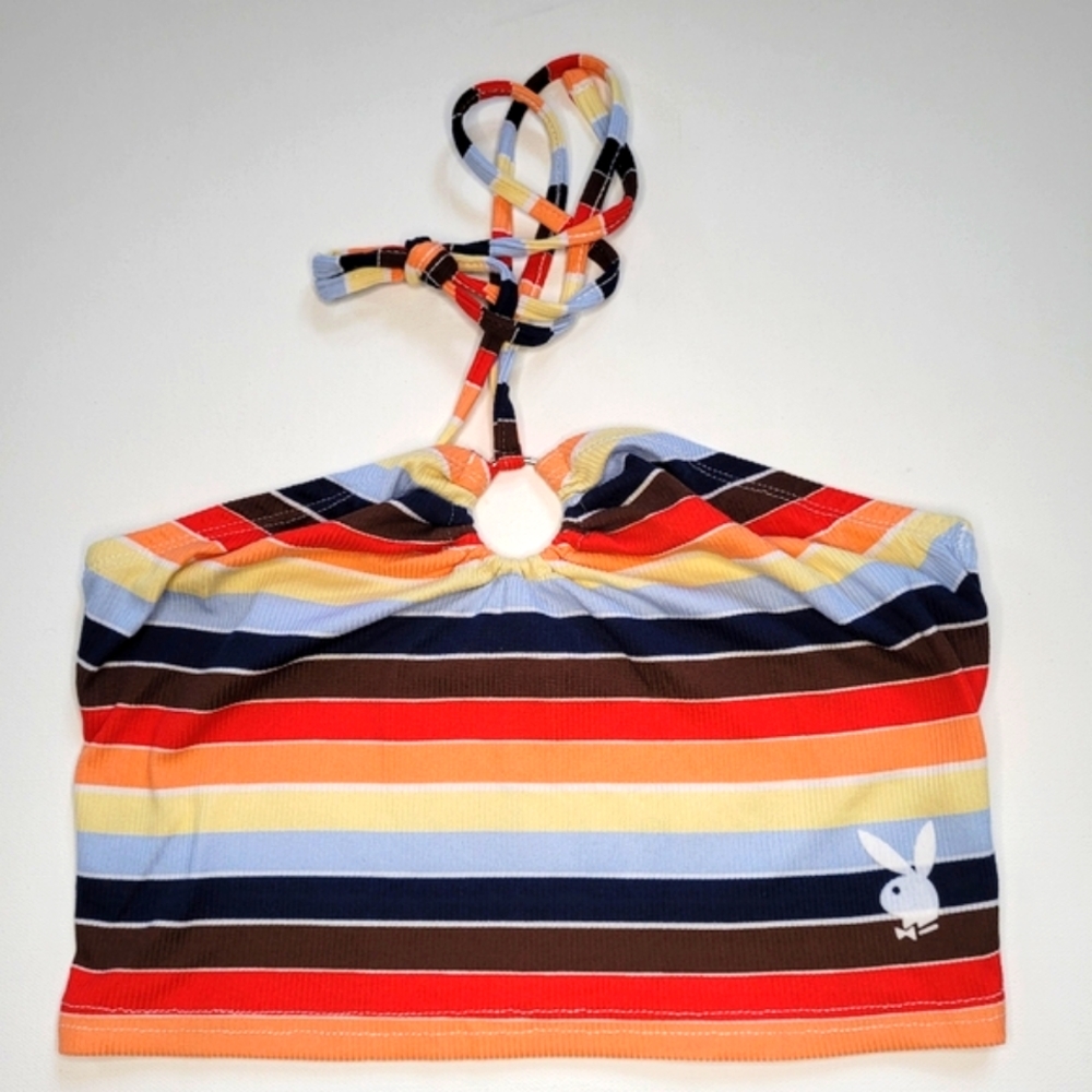 Striped Tank Tube Top Size Medium